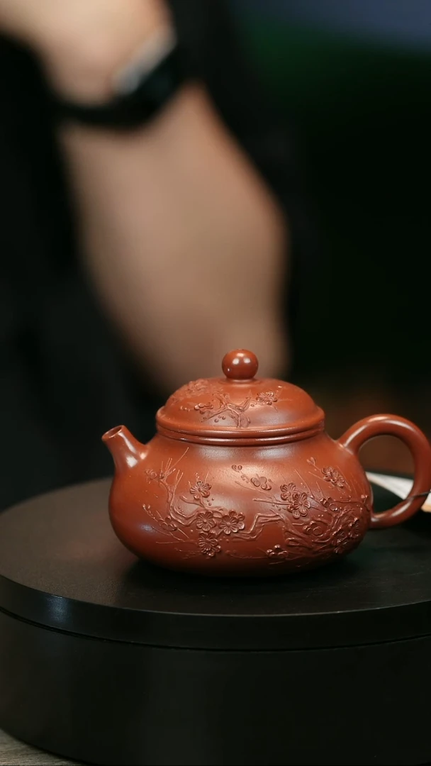 茶壶紫砂昊*H1507陈春芬梅花小容天
