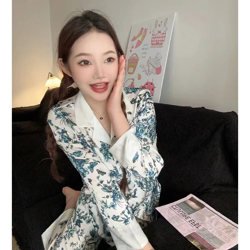 Sleep Password【碎花手账】小众时尚设计休闲可外穿保暖睡衣家居服