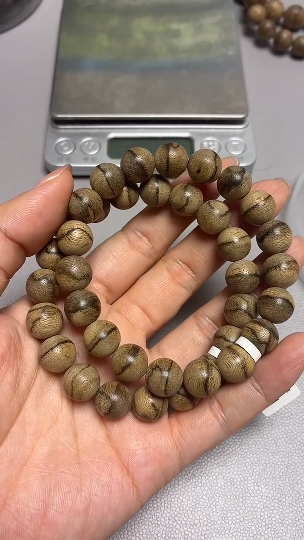 沉香手串达拉干圆珠单圈1.1多样性发其一