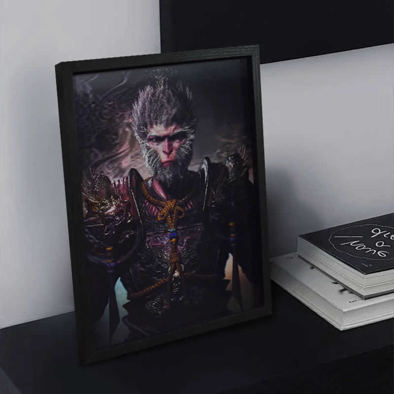 5D立体黑神话悟空相框画 孙悟空齐天大圣装饰画客厅摆件国潮088