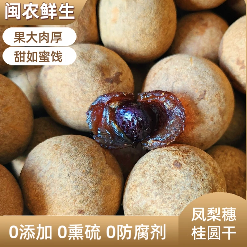 福建厦门特产正宗凤梨穗龙眼干特大果干桂圆特级2025新货肉厚果大