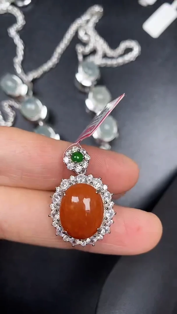 银S925镶嵌戒指翡翠2640