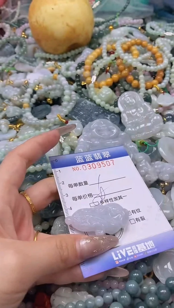 翡翠未镶嵌颈饰闪购0309507多样性发其一