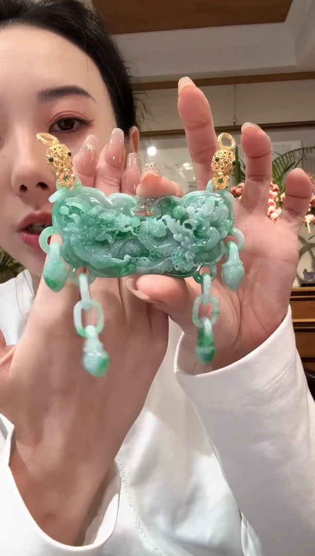 【闪购商品】翡翠颈饰未镶嵌国风