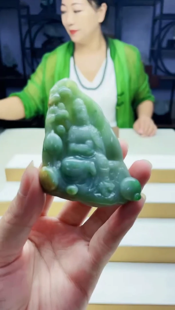 未镶嵌定制翡翠毛货08300191
