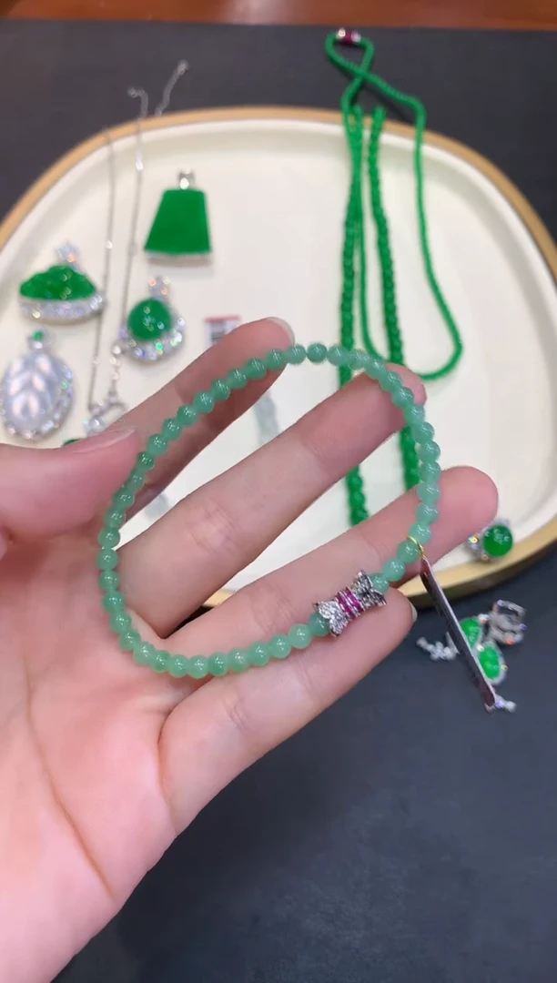 未镶嵌手串翡翠W219|880