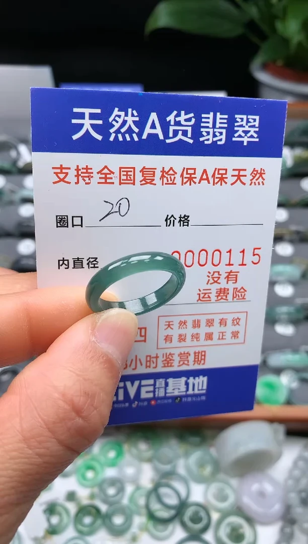 【闪购商品】翡翠戒指未镶嵌000000000000115