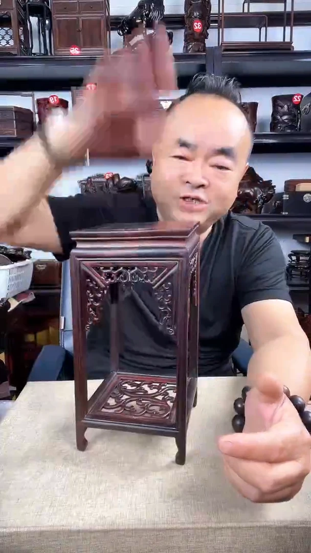 木老李红木工艺品431瑕疵