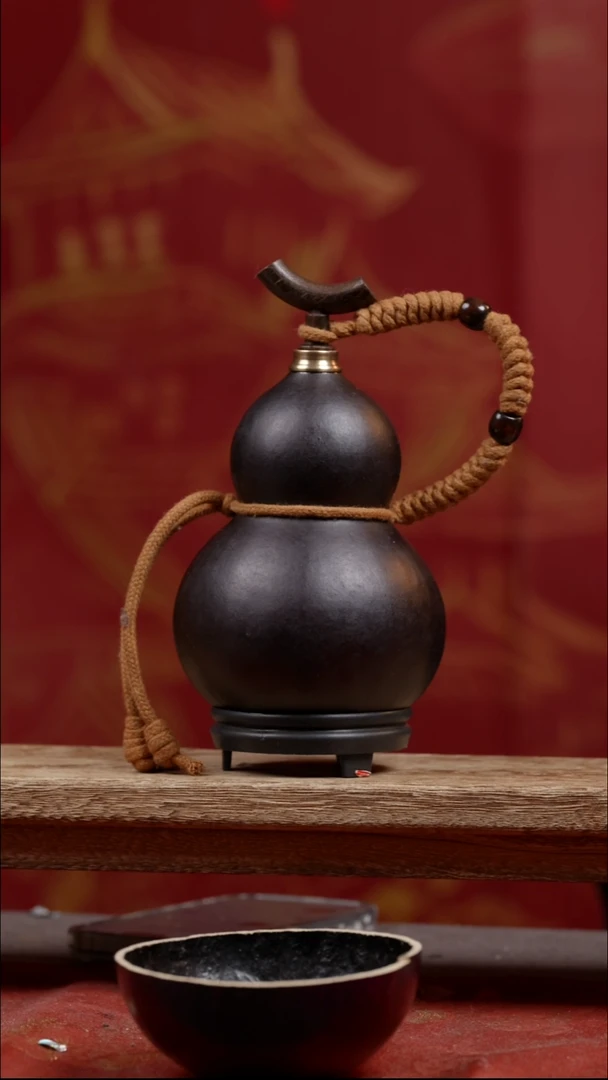 40号微瑕尾货款大漆精品葫芦（介意勿拍）