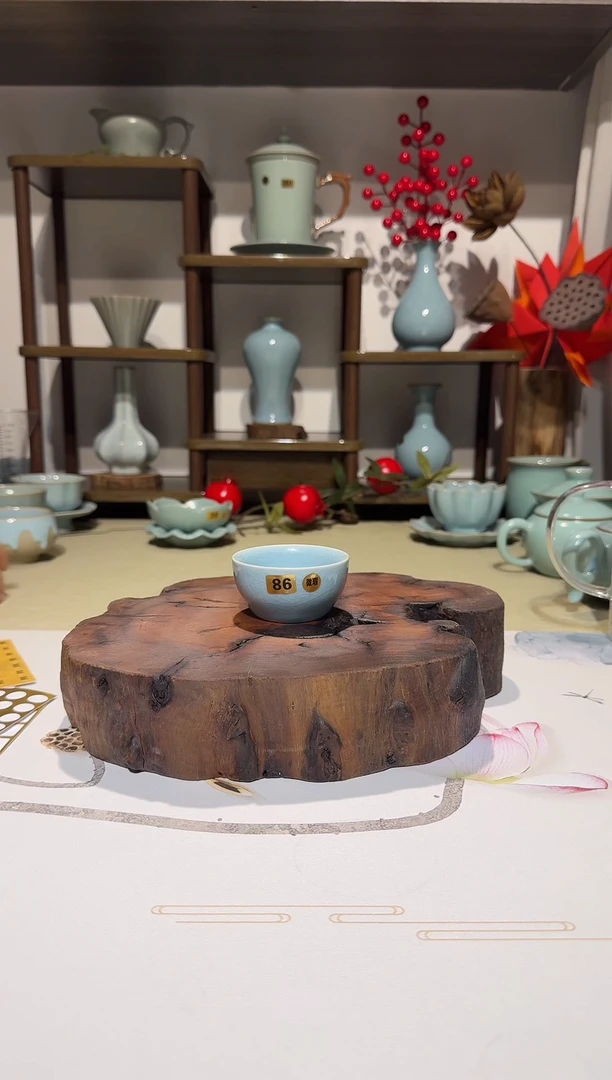 杯子86小缸杯福利款 天青釉微瑕 随机发一*