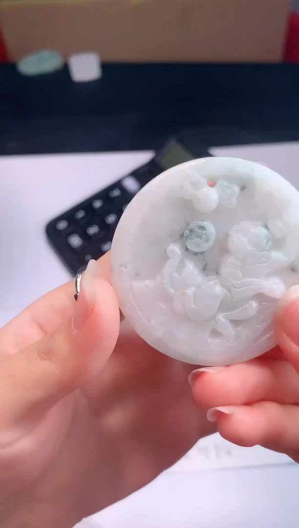 颈饰未镶嵌翡翠0芹0翡翠珠宝727