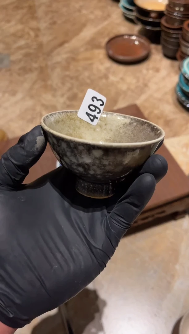 【闪购商品】瓷片493微瑕窑变志野茶杯