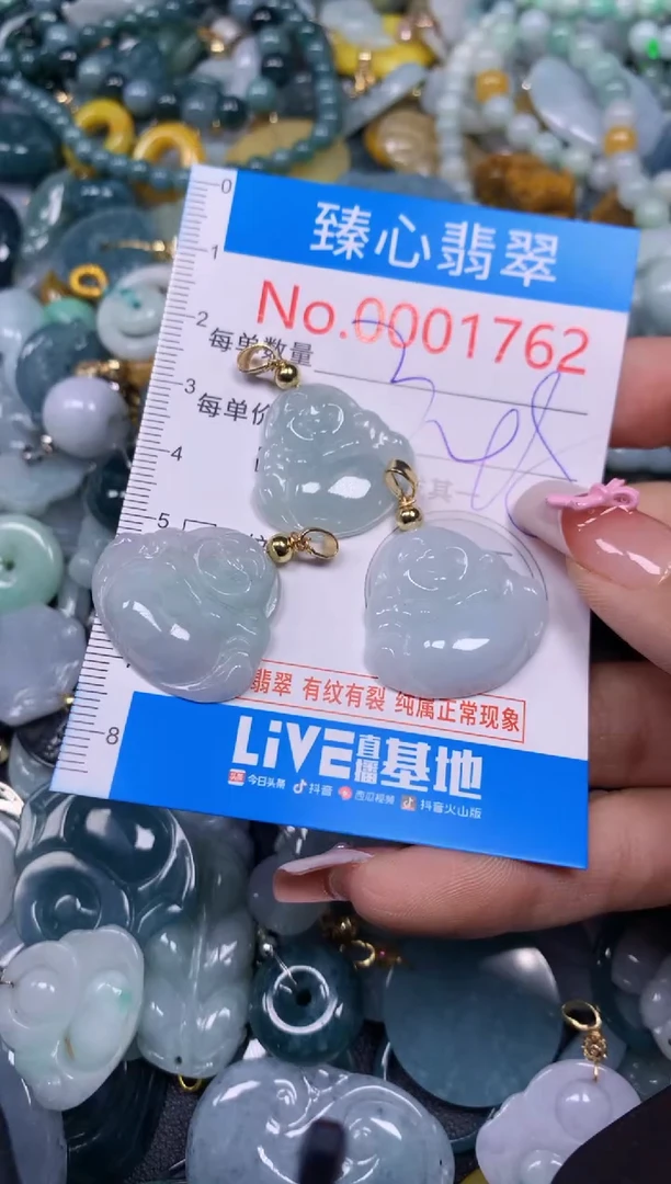 【闪购商品】翡翠颈饰未镶嵌含绳0001762