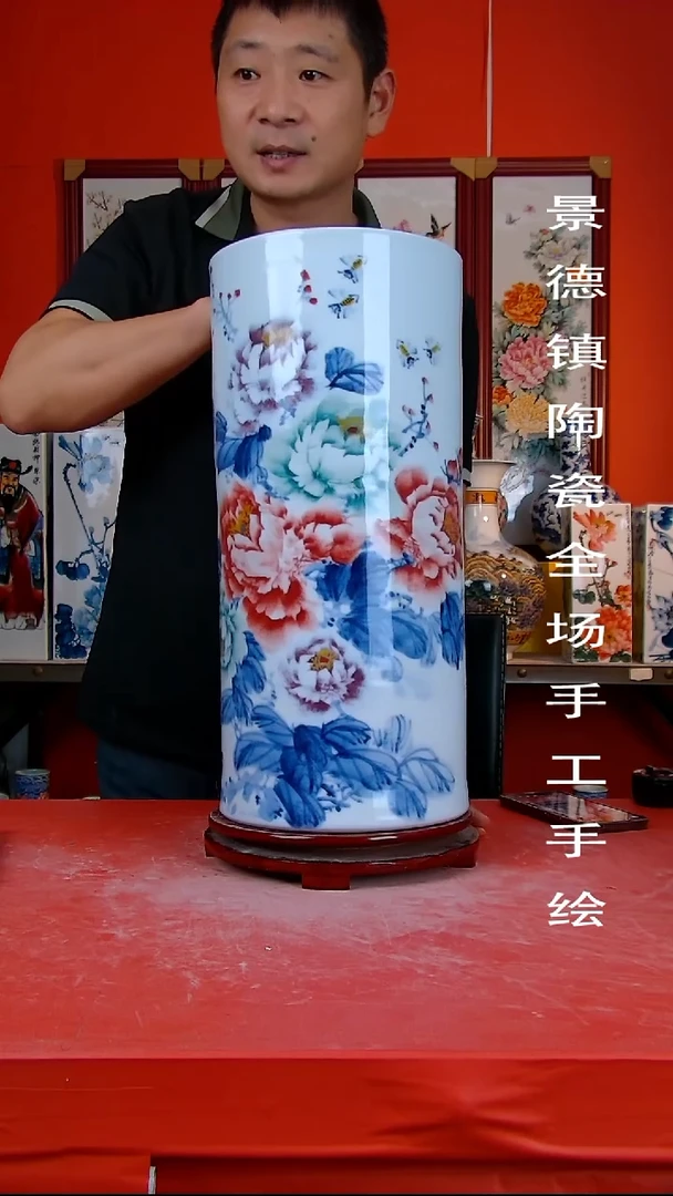 摆件景德镇陶瓷 全场手工手绘2