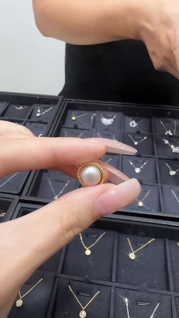 未镶嵌吊坠淡水珍珠珍珠吊坠BG