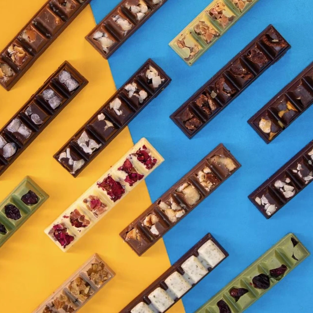 【体验拆团单】纯可可脂手工巧克力夹心坚果条