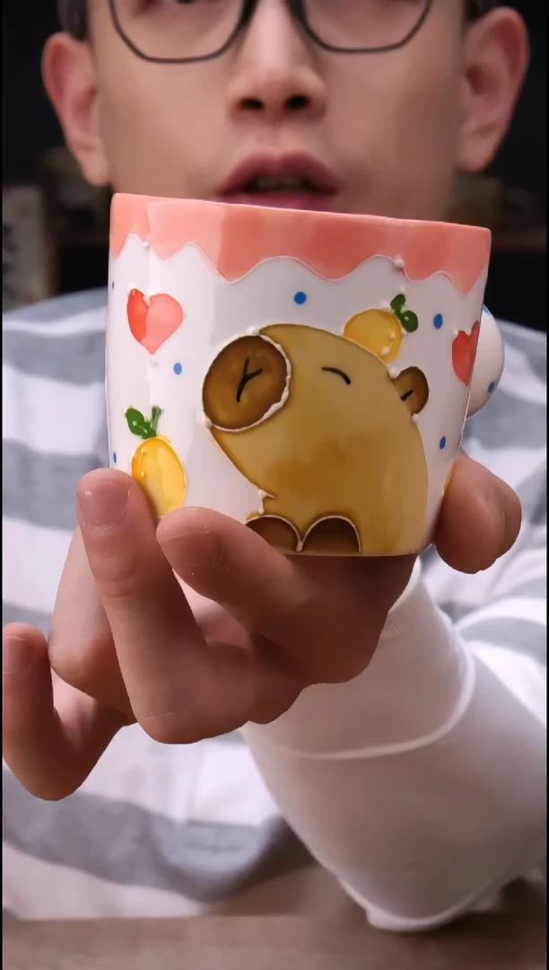 摆件景德镇可爱设计师款陶瓷