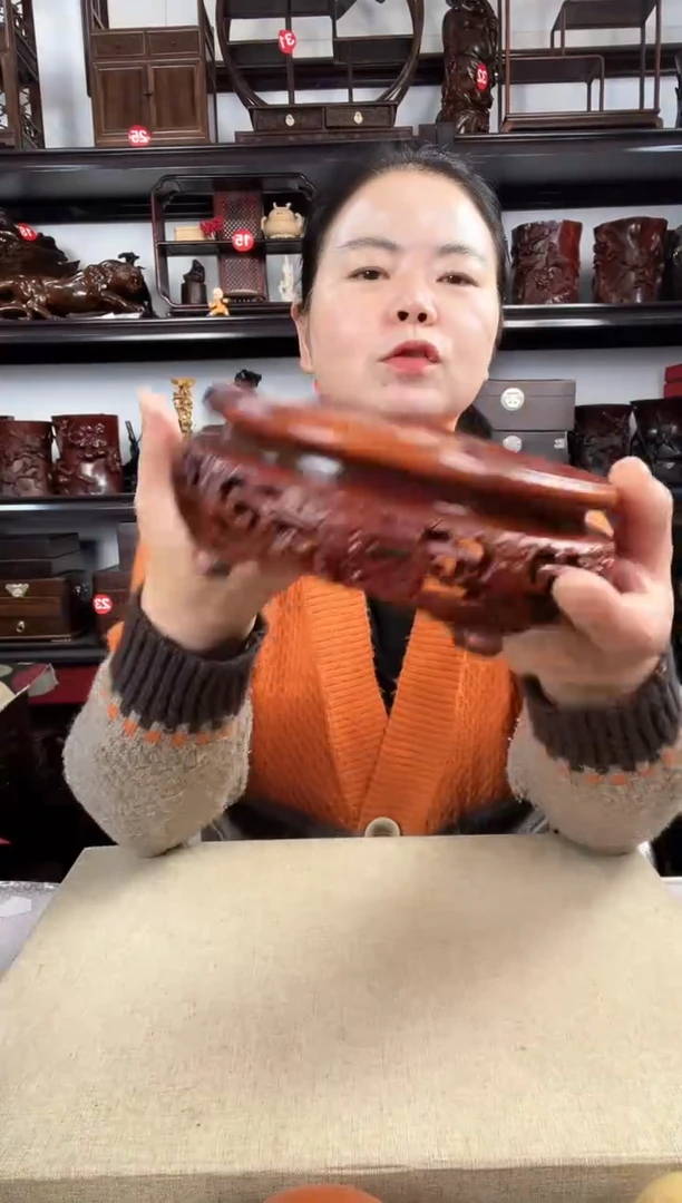 木16黄圆老李红木工艺品