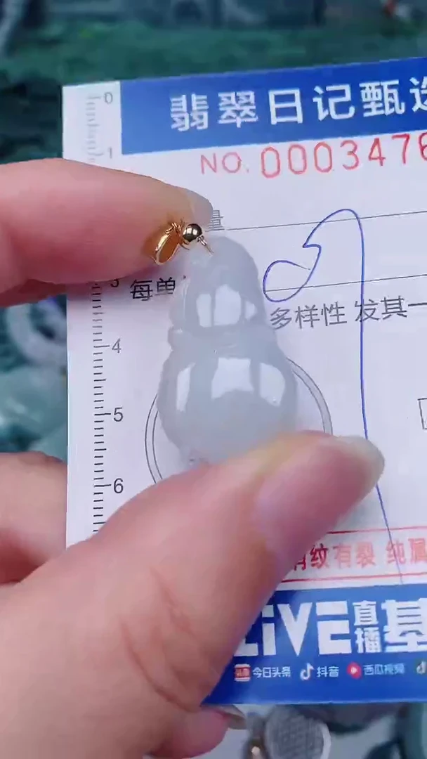 翡翠未镶嵌颈饰00003476