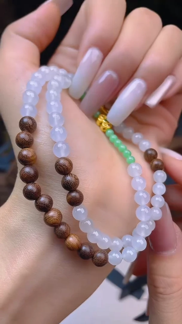 手链翡翠未镶嵌珠串