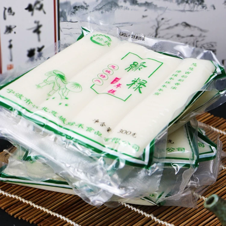 正宗宁波慈城水磨年糕当季晚稻新米手工制作年糕条300g*3包实惠装