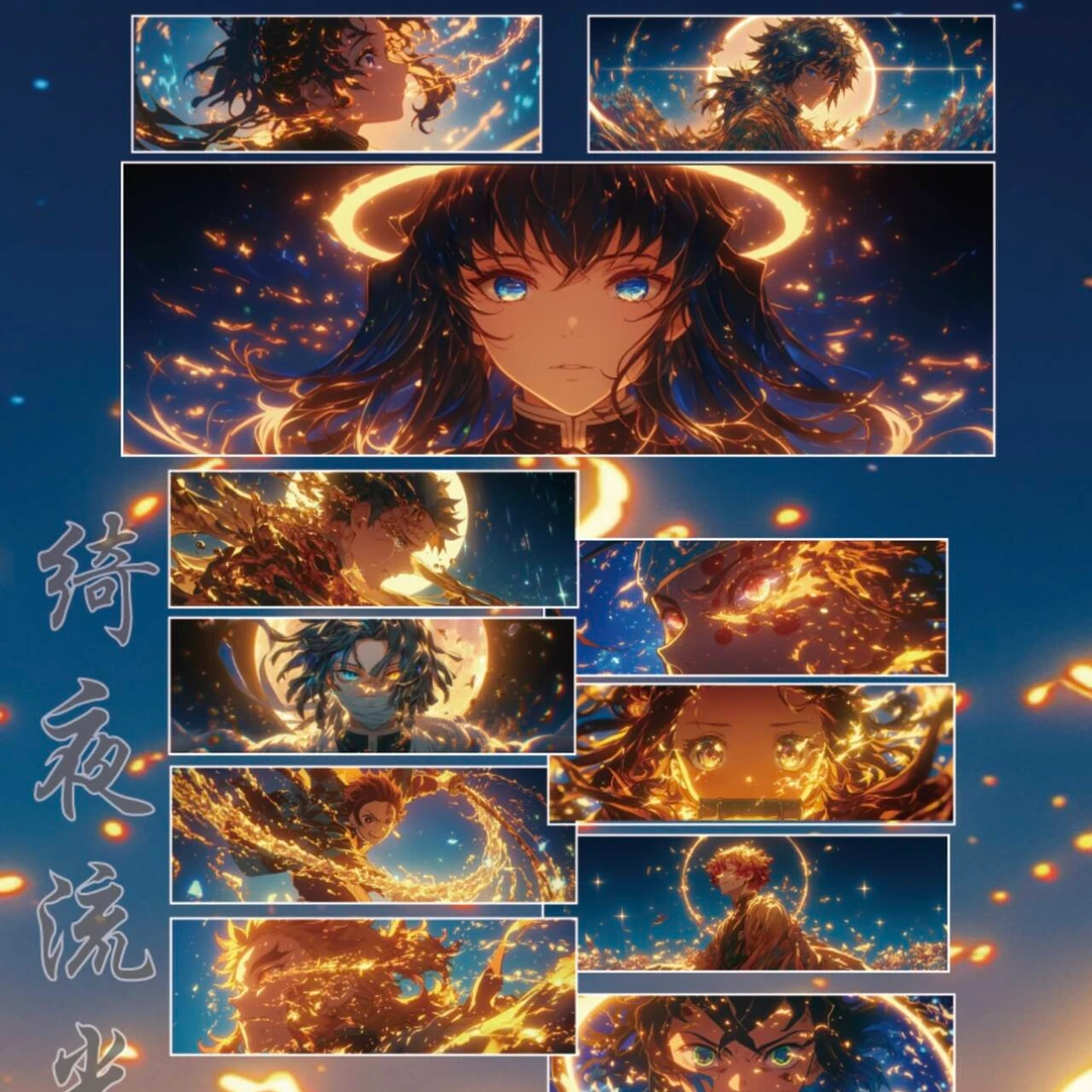 【青鸾文创】【鬼灭之刃】系列亚克力票根