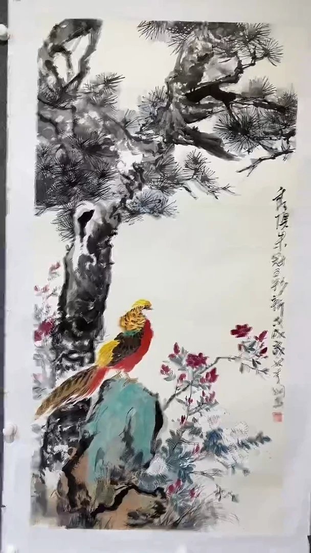 国画李纲-8平尺-国画作品-2金