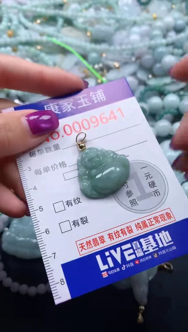 颈饰未镶嵌翡翠9641