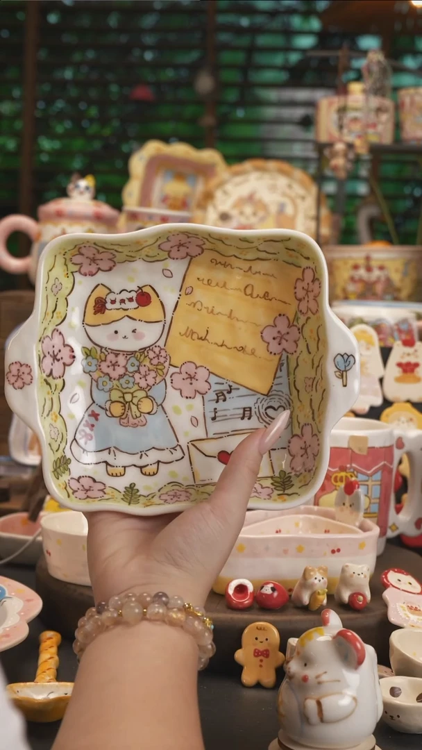 Y****?【原创设计】景德镇手绘陶瓷