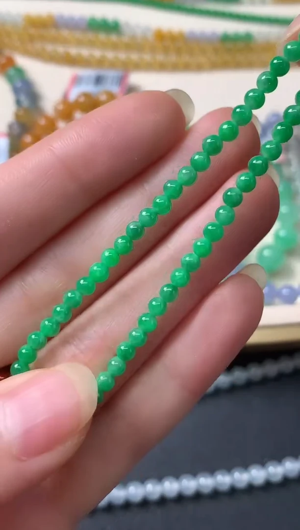 未镶嵌手串翡翠D447|2980