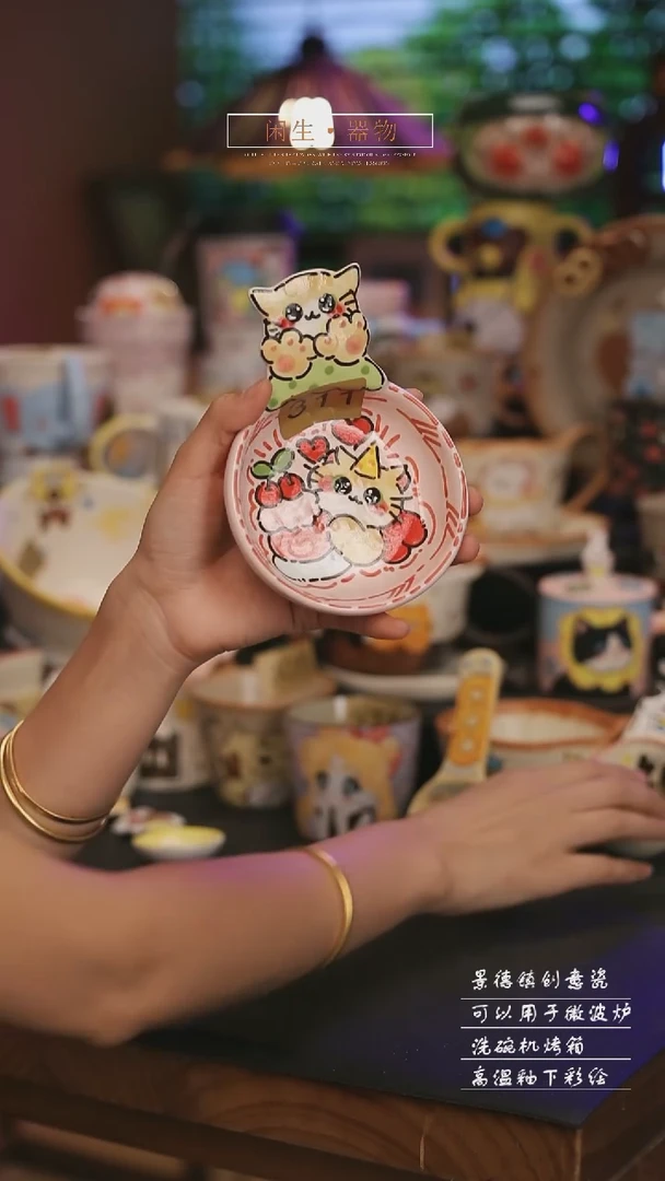 陶瓷311景德镇可爱设计师款陶瓷