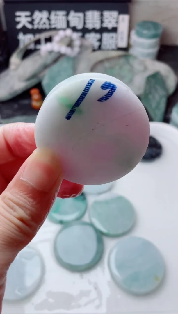 翡翠未镶嵌颈饰327......