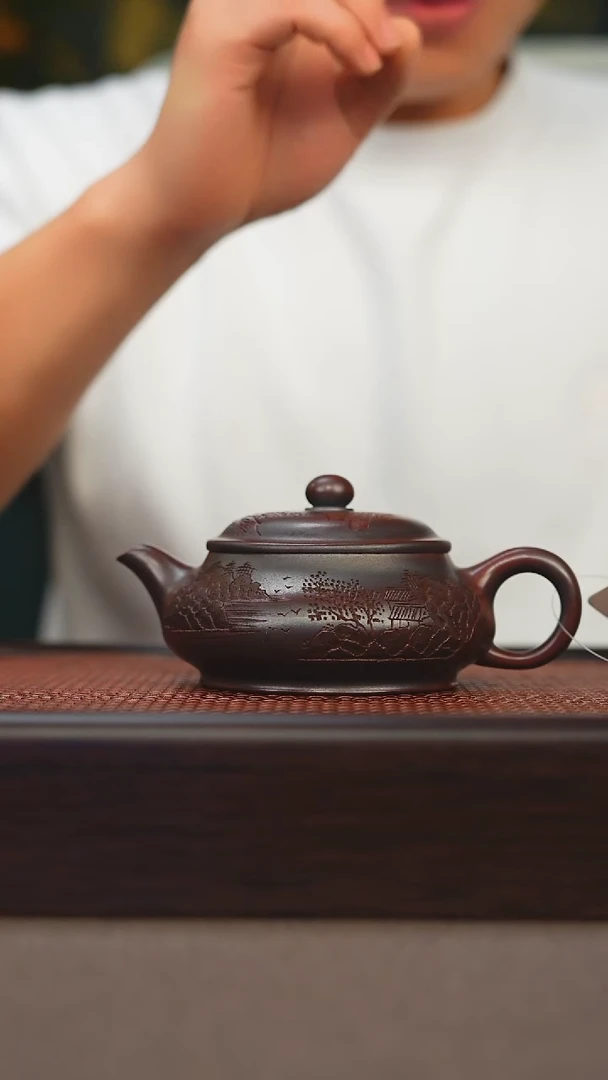 茶壶紫砂原矿紫砂手工茶壶