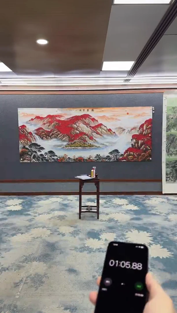 国画来**长Z刘雪红-山水国画-大丈二