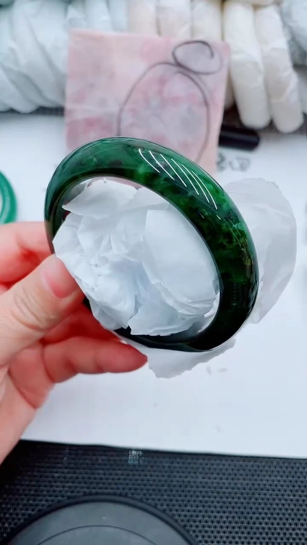 【闪购商品】和田玉（碧玉）手镯未镶嵌C140-59-60