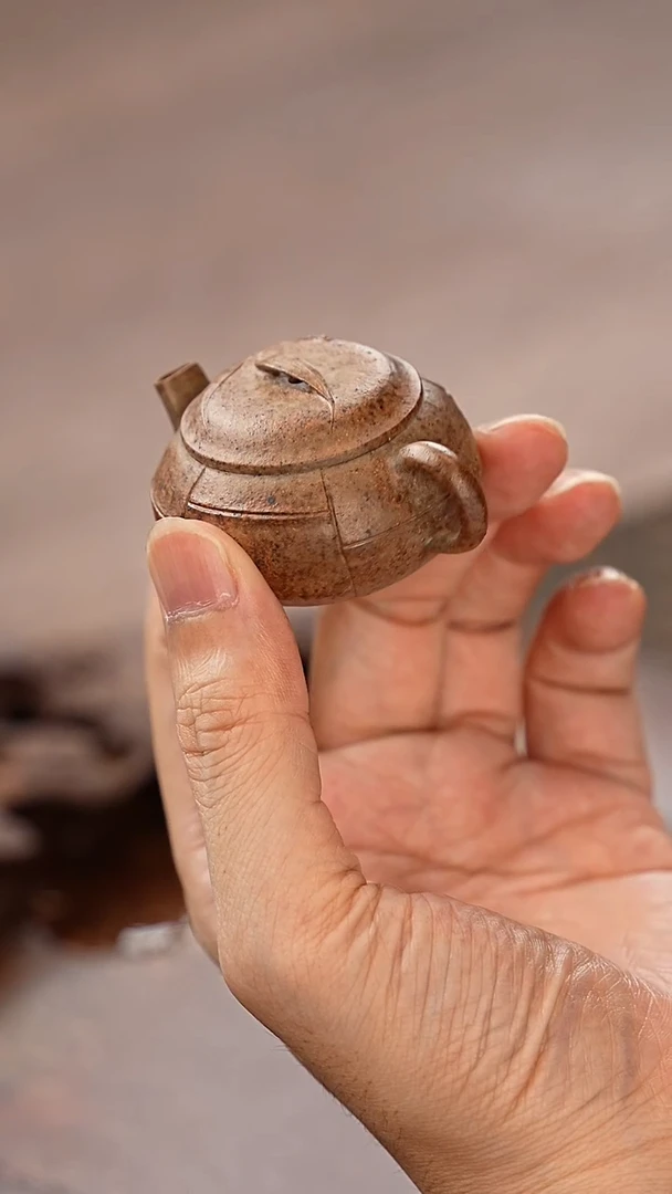 茶壶紫砂竹影壶竹影壶