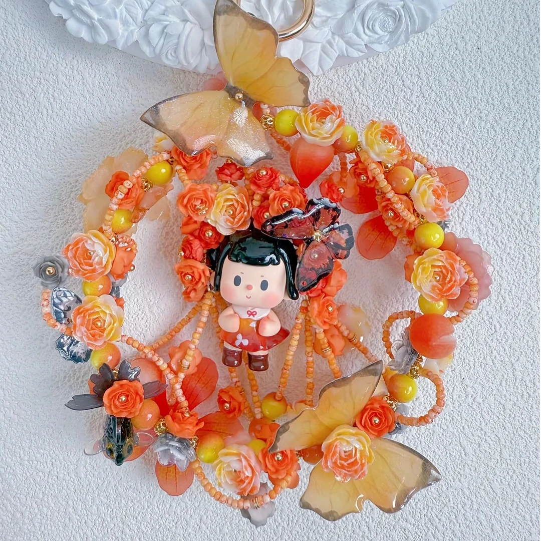 1/4喜柿diy-秋冬高级感奢华手机链材料DIY配件直播链接