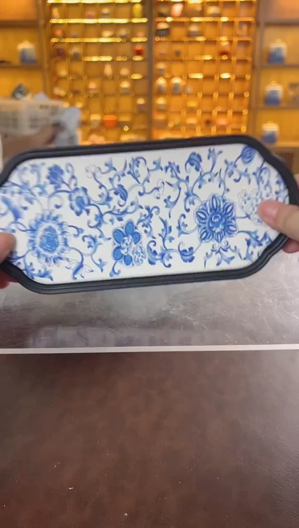 瓷片 鸣盏居11111111青花茶盘