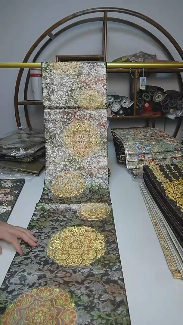 织绣126西阵织六通宝相花