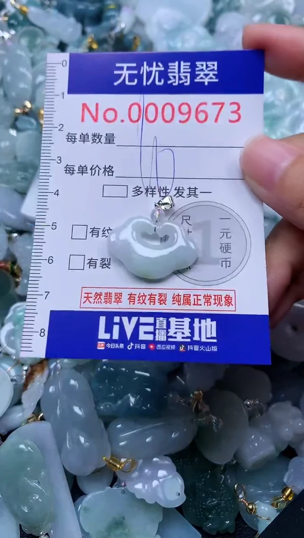 颈饰未镶嵌翡翠9673
