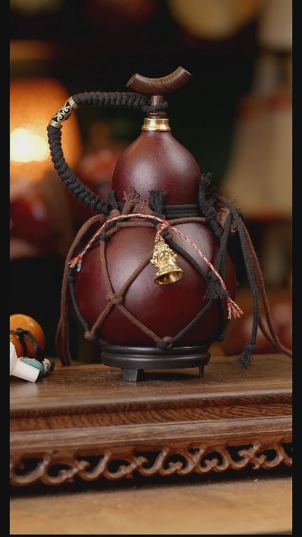 17号精品天然大漆酒葫芦一物一拍~1