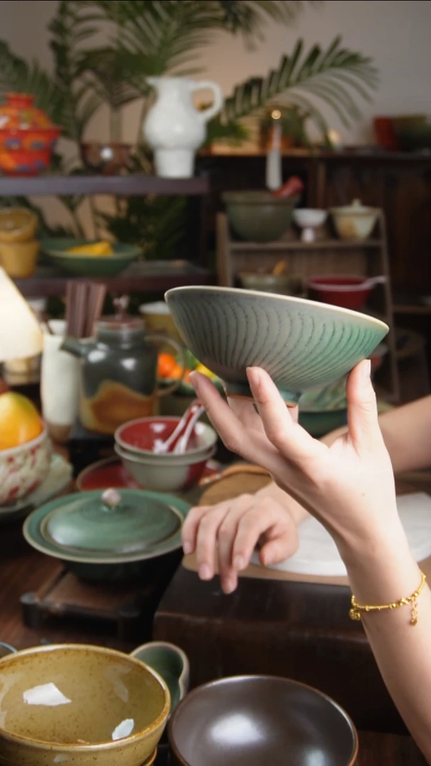 碗景德镇手工高温餐具1034