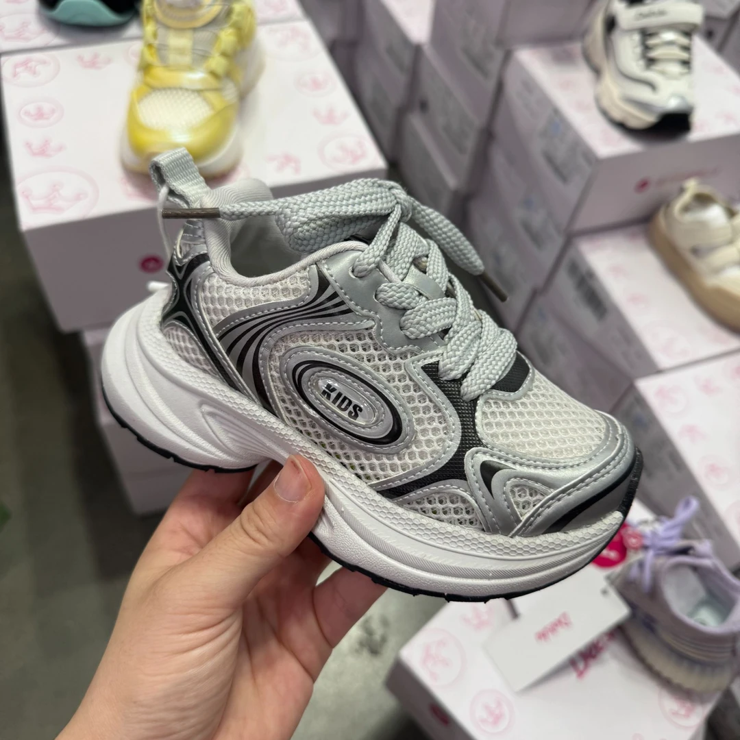 现货   2025夏季儿童男童女童休闲网面运动鞋82080
