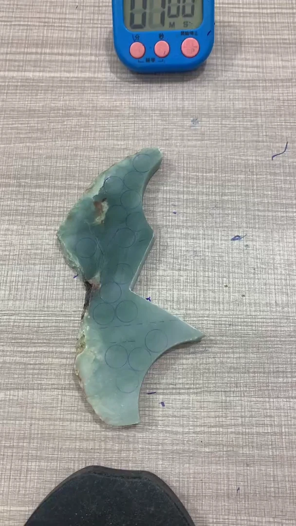 未镶嵌定制翡翠黑****牙毛料不包雕刻