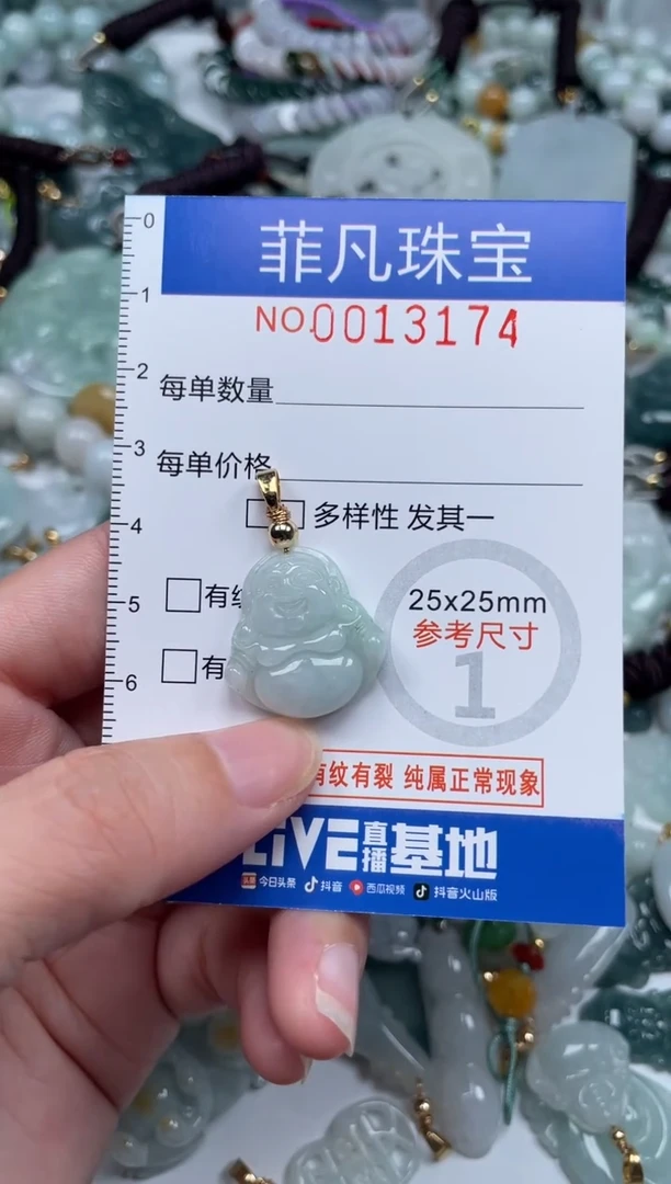 颈饰未镶嵌翡翠13174