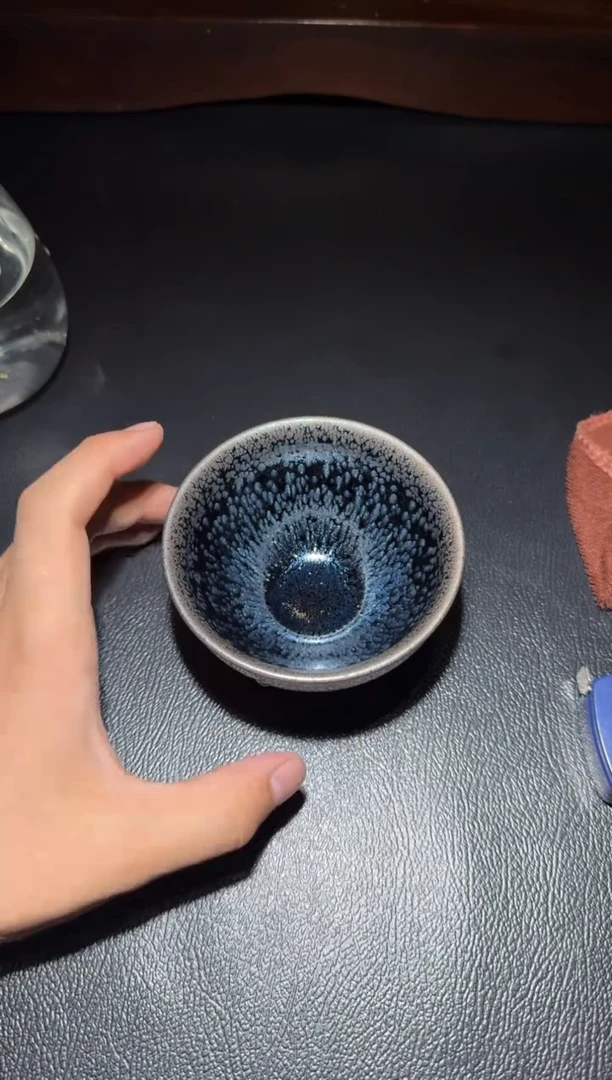 茶盏蔡炳盛银蓝油滴33