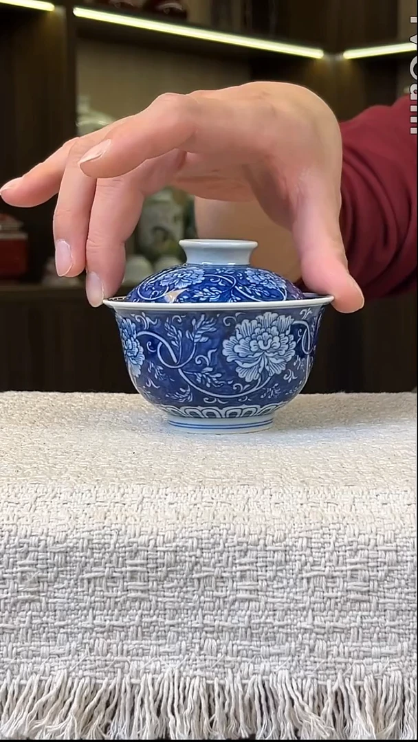 瓷片景德镇毛仔柴窑杯