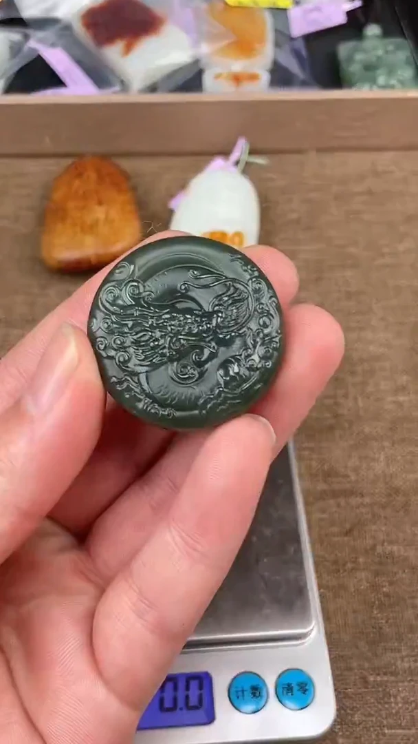 颈饰未镶嵌和田玉12.4XT多样性拍一发一71