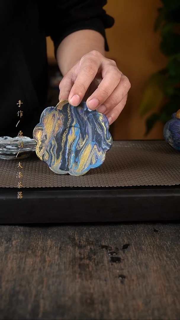 大漆杯托637小康茶器