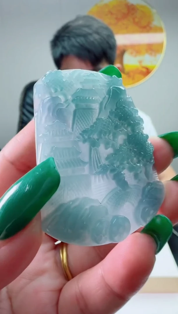 翡翠未镶嵌颈饰多样性随机发其一